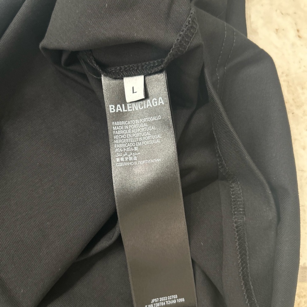 Balenciaga Oversized 01 Jersey
Size L Black Long Sleeve - Picture 3 of 3